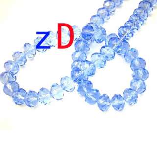 M1204 100pcs Women Faceted Crystal Gemstone Loose Beads  