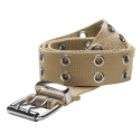 Relic Double Prong Belt with Double Grommets and Silver Buckle