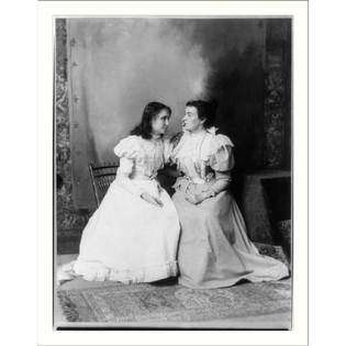 Library Images Historic Print (M) Helen Keller and Anne Sullivan, 16 