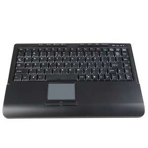 88 Key Wireless Mini Multimedia Keyboard w/Touchpad (Black)  