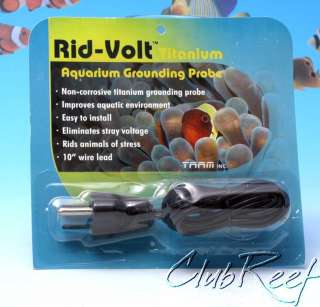 Rid Volt Aquarium Titanium Ground/Grounding Probe  