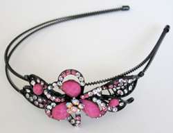 Rhinestone Headbands Flower Butterfly Hair Bands Crystal Head Beads 