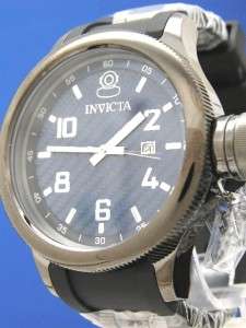   Invicta Russian Diver Watch  All Black/Blue Carbon Fiber Dial (54401