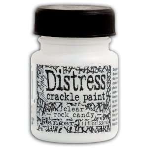  Rock Candy Clear Distress Crackle Paint By Tim Holtz