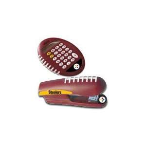   NFL Pittsburgh Steelers Stapler and Calculator Set: Sports & Outdoors
