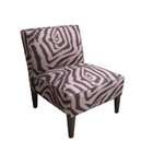 Skyline Furniture Armless Chair with Cone Legs in Khandara Jewel