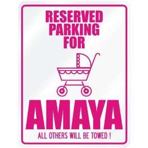   New  Reserved Parking For Amaya  Parking Name