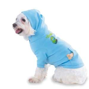 Karate Rock My World Hooded (Hoody) T Shirt with pocket for your Dog 