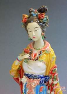 Chinese Ceramic / Porcelain Figurine Ancient Chinese Great Beauty 