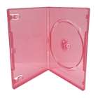 Generic 50 STANDARD Clear Red Color Single DVD Cases