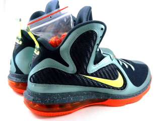 Nike Air Max Lebron 9 Cannon Green/Black/Orange Limited IX Basketball 