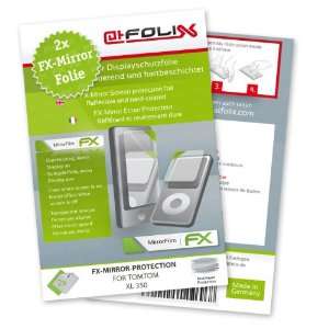 com 2 x atFoliX FX Mirror Stylish screen protector for TomTom XL 350 