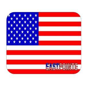  US Flag   Eastpointe, Michigan (MI) Mouse Pad Everything 