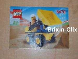 LEGO 6470 Town Mini Dump Truck Instructions Only  