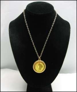 1776 1976 Bicentennial MOCK LIBERTY COIN and MD NECKLACE  