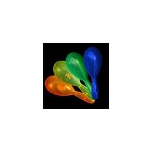  7 inch Glitter Maracas Painted in Assorted Colors 12 Pack 