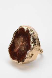 UrbanOutfitters  Dara Ettinger Melanie Petrified Wood Ring