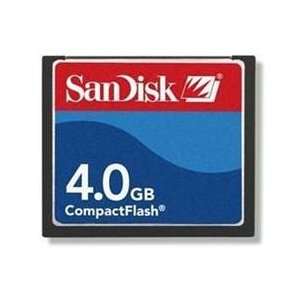   CF Compact Flash Card   SanDisk 4GB Compact Flash CF Card Electronics
