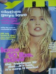YM Magazine Claudia Schiffer July 1991 Keanu, Gerardo +  
