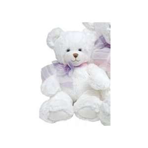   Dena Small Super Soft White Teddy Bear By First And Main: Toys & Games
