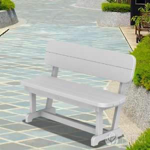 Poly Wood Park 48 Inch Bench Patio, Lawn & Garden