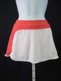 NWT NIKE Coral White Dri Fit Technetic Tennis Skirt M  
