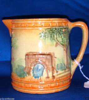 Vintage Roseville Pottery Yellow Ware Pitcher  