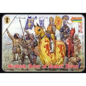  Scottish Army of Robert The Bruce (24 w/6 Horses) 1 72 