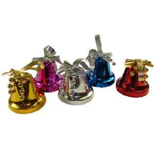   120 Colorful Shiny Bell Shaped Christmas Ornaments 2 Home & Kitchen