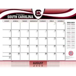 : 2008 2009 South Carolina Gamecocks 22 x 17 Academic Desk Calendar 