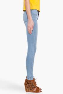Brand Soft Blue Tencel Jeans for women  SSENSE