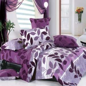   North Home Rosemary 4 PC Duvet Cover Set, Queen Size