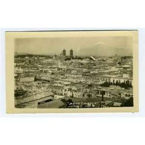  Panaramic View of Puebla Mexico Real Photo Postcard 1930s 