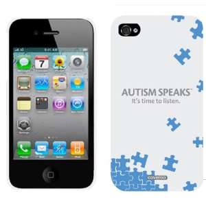 Autism Speaks Falling Pieces design on iPhone 4 / 4S Thinshield Snap 