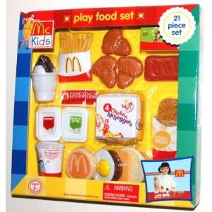   Piece Play Food Set Egg McMuffin and Chicken McNuggets Toys & Games