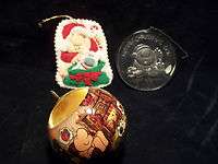 Set of 3 Vintage 1980s Ziggy Christmas Tree Ornaments  