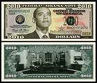 Lot of 100) Barack Obama 2010 Commemorative Dollar Bill Money