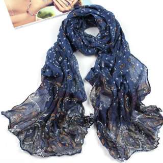 New colorful womens Scarf Shawl 60X19 S39  