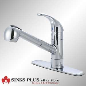 Single Handle Pull Out Kitchen Faucet GS881NCLSP Chrome  
