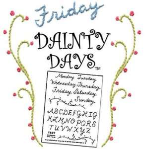   Dainty Days Embroidery Transfer By The Each Arts, Crafts & Sewing