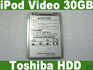 Toshiba 30GB Hard Drive Disk HD HDD for iPod 5th Video  