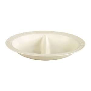   Conran China Casual Cream Divided Oval Vegetable