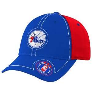   76ers Royal Blue Retro Logo Flex Fit Hat