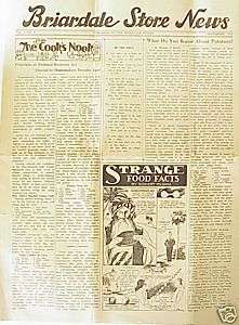 Briardale Grocery Store Newspaper Des Moines IA Recipes  