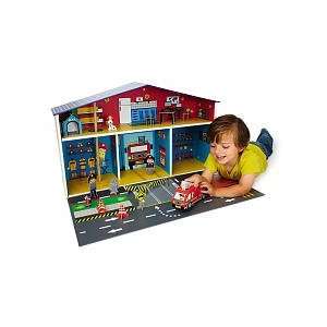 Imaginarium Five Alarm Fire Station Playmat and Figures  Toys & Games 