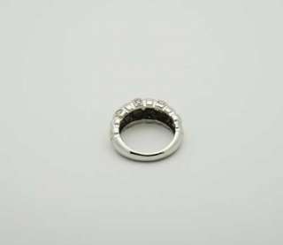 Tiffany & Co. 18K White Gold Diamond Woven Pattern Ring  