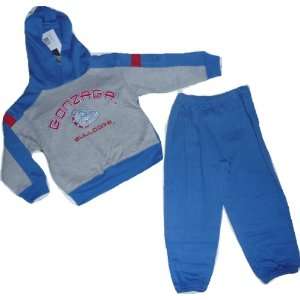    Gonzaga Bulldogs Hooded Sweat Shirt Pants Set 4T Toddler: Baby
