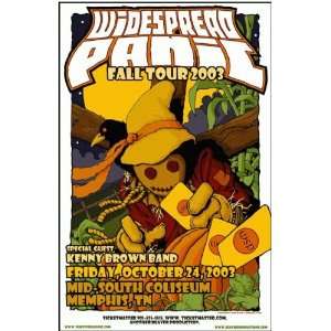 Widespread Panic Memphis 2003 Concert Poster 