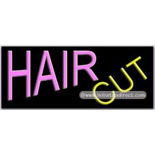 Hair Cut Neon Sign (13H x 32L x 3D): Everything Else
