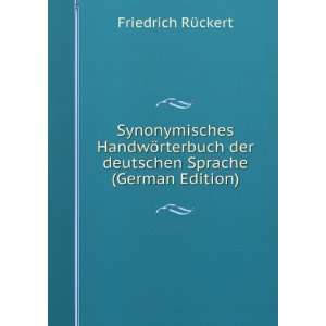  Synonymisches HandwÃ¶rterbuch der deutschen Sprache 